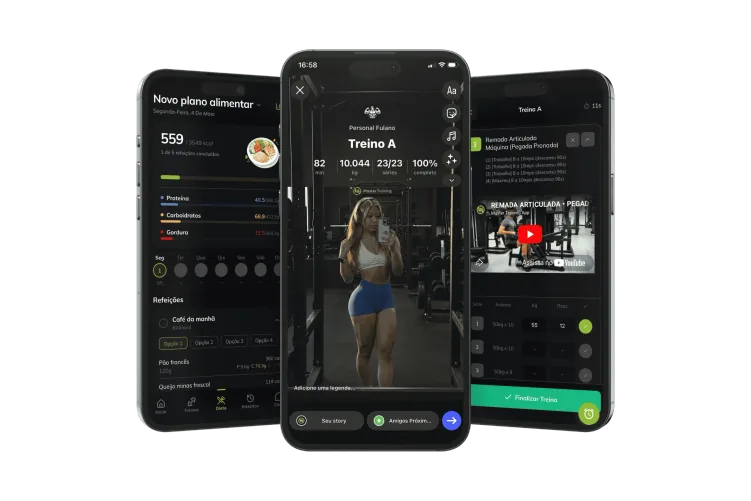Experiência do aluno no app